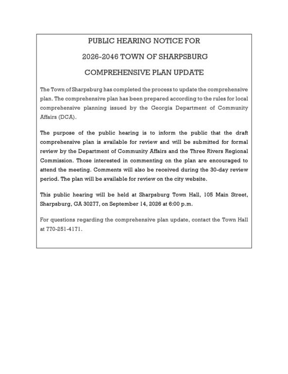 Comprehensive Plan Update